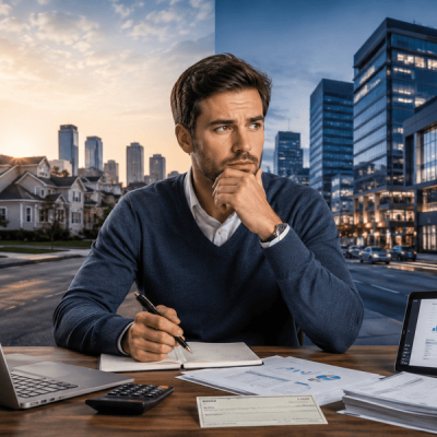 Which Type of Real Estate Is Best for a Salaried Person in the USA: Commercial or Residential? A Financial Breakdown of Returns and Risks